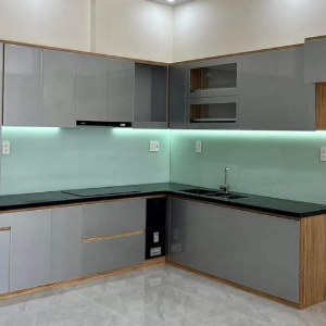 Hoàn thiện lắp đặt tủ bếp 
