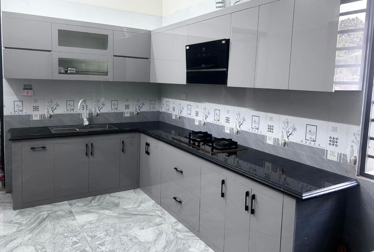 Thi công lắp đặt tủ bếp 