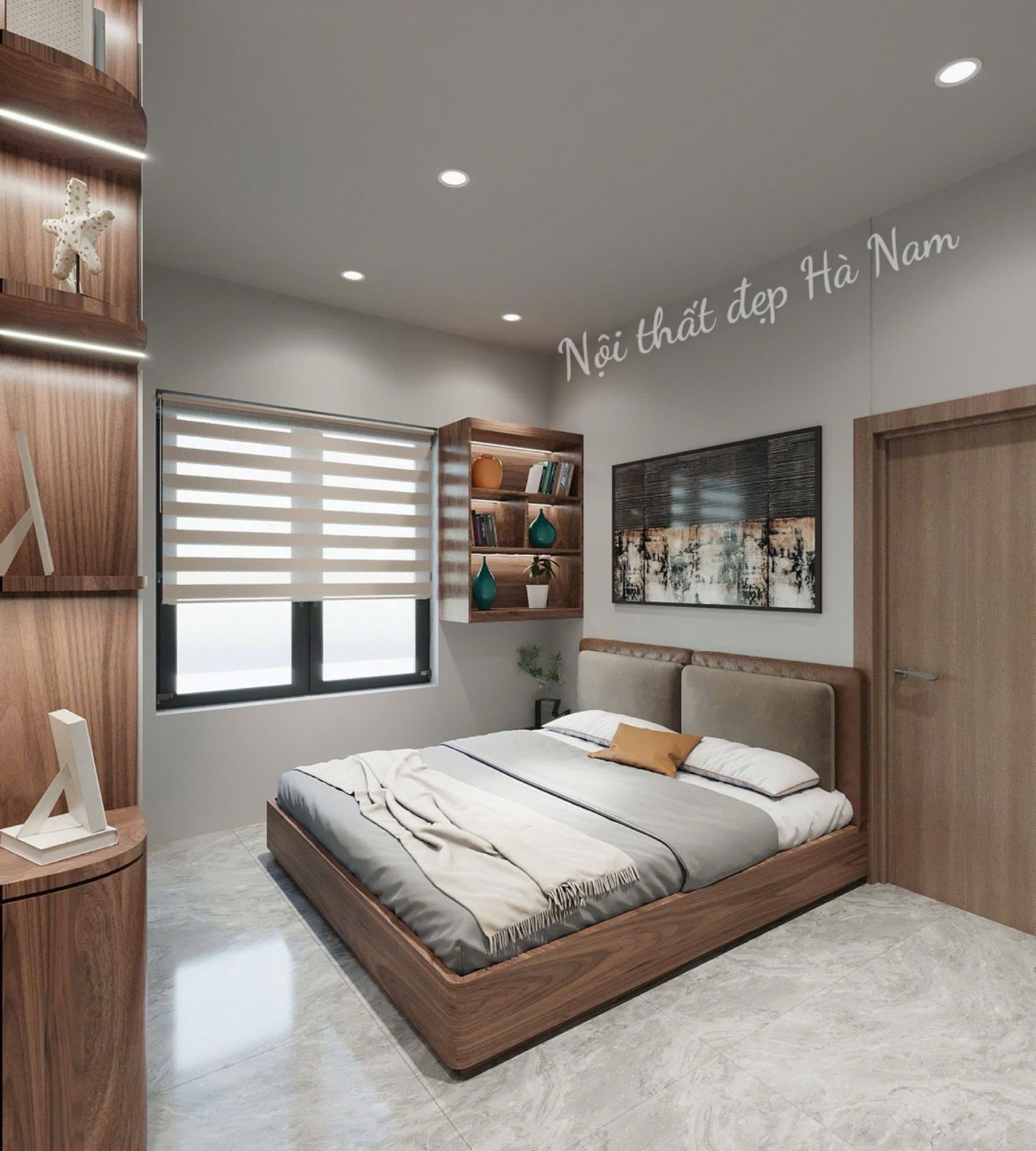 Thi công hoàn thiện nội thất phòng ngủ 