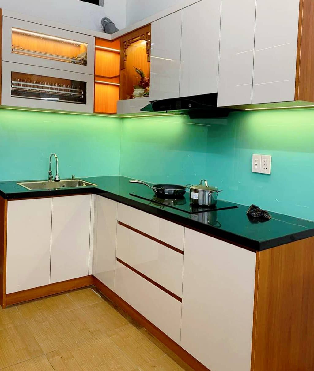 Thi công tủ bếp hiện đại