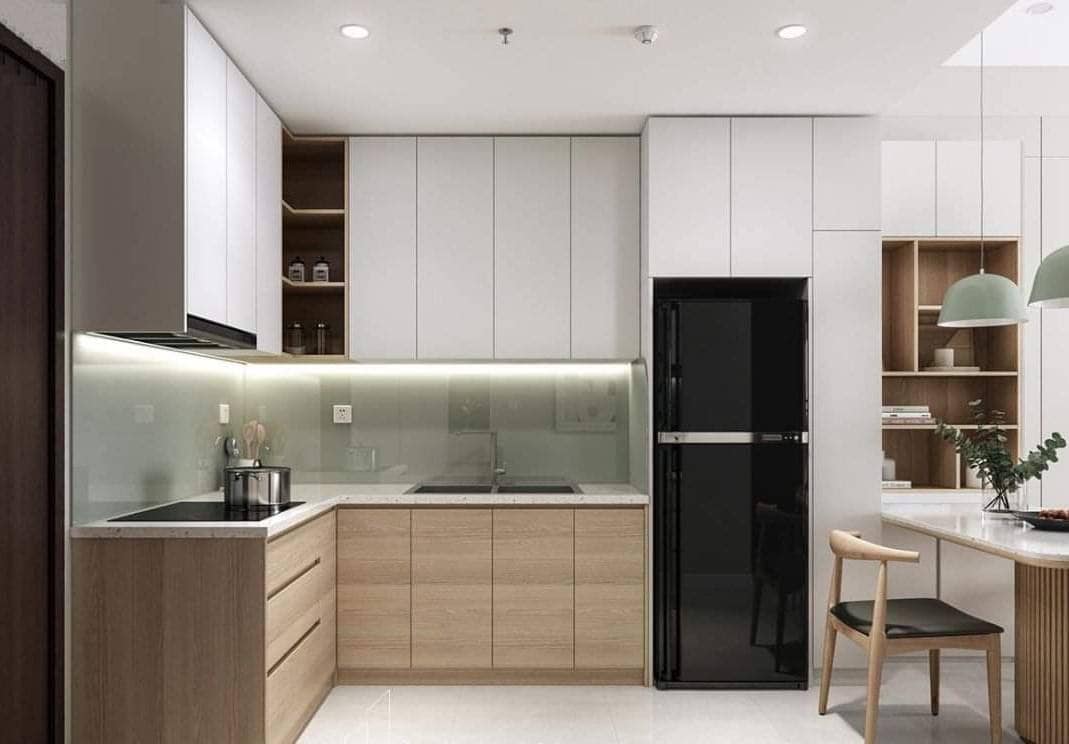 Thi công tủ bếp hiện đại
