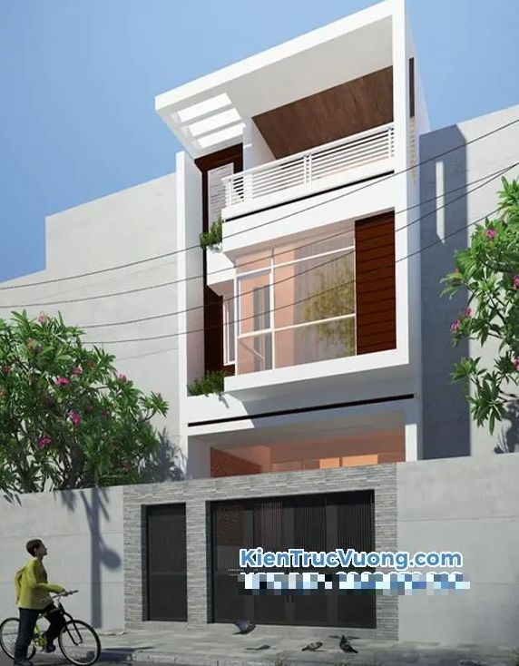 Thiết kế nhà Quy Nhơn  Nhà anh Tuấn 5x17m 3 tầng hiện đại