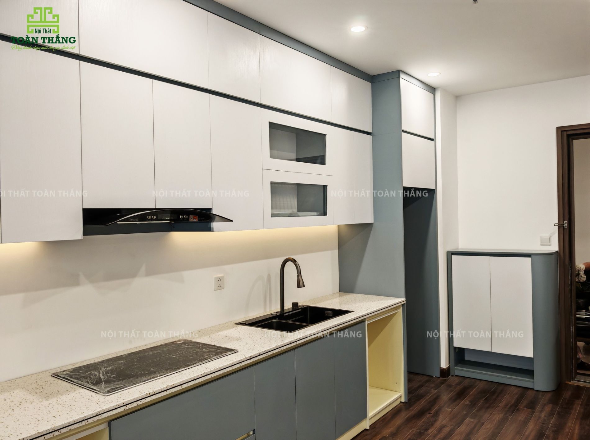 Hoàn thiện nội thất tủ bếp hiện đại