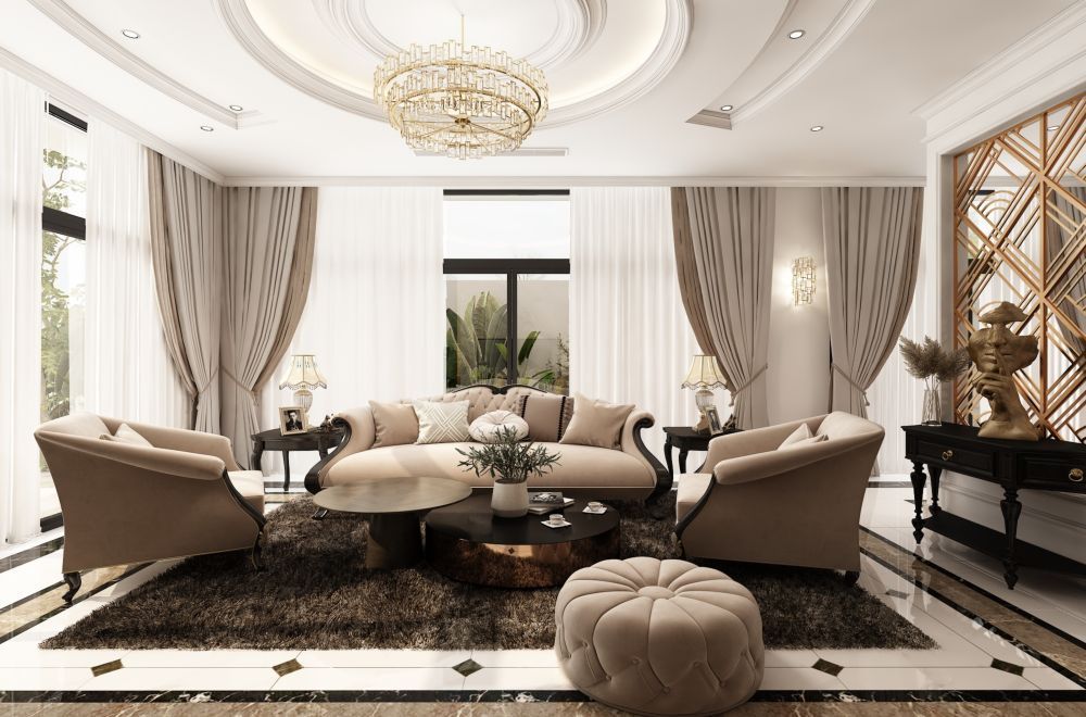 Thiết kế nội thất biệt thự