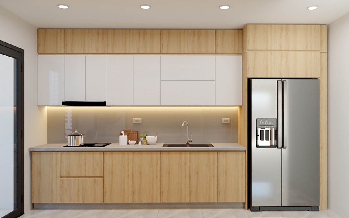 Thi công hoàn thiện tủ bếp 