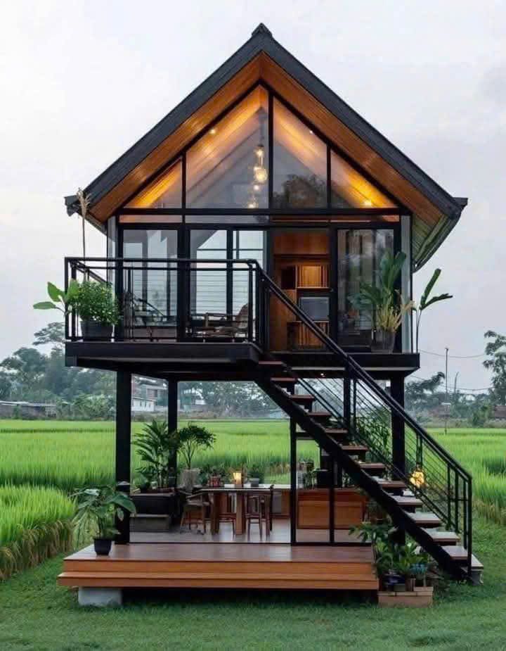 Kiểu nhà tiền chế 1 lầu 