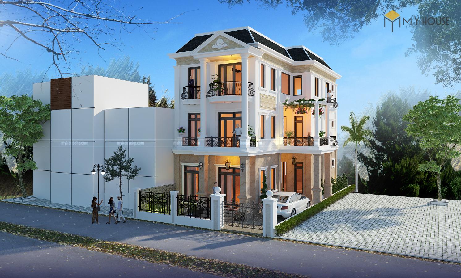 Thiết kế kiến trúc biệt thự
