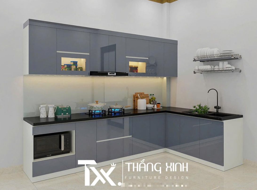 Thiết kế thi công tủ bếp hiện đại