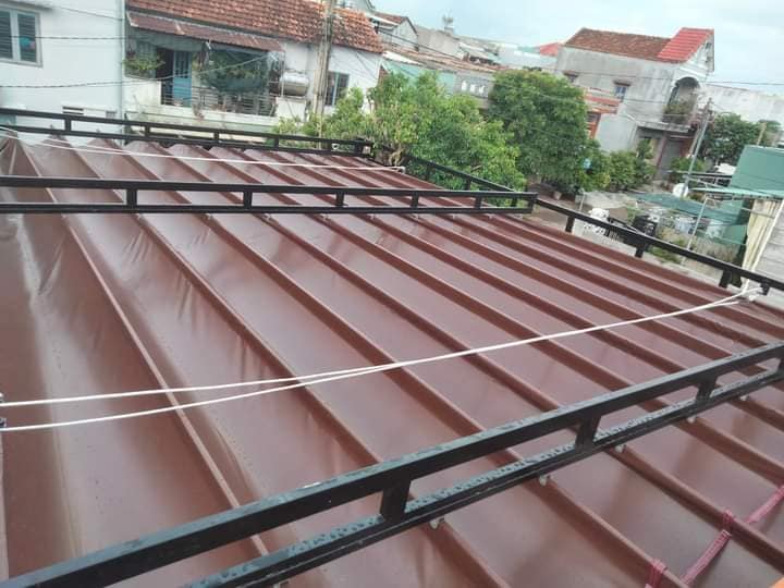 Thi công mái xếp 