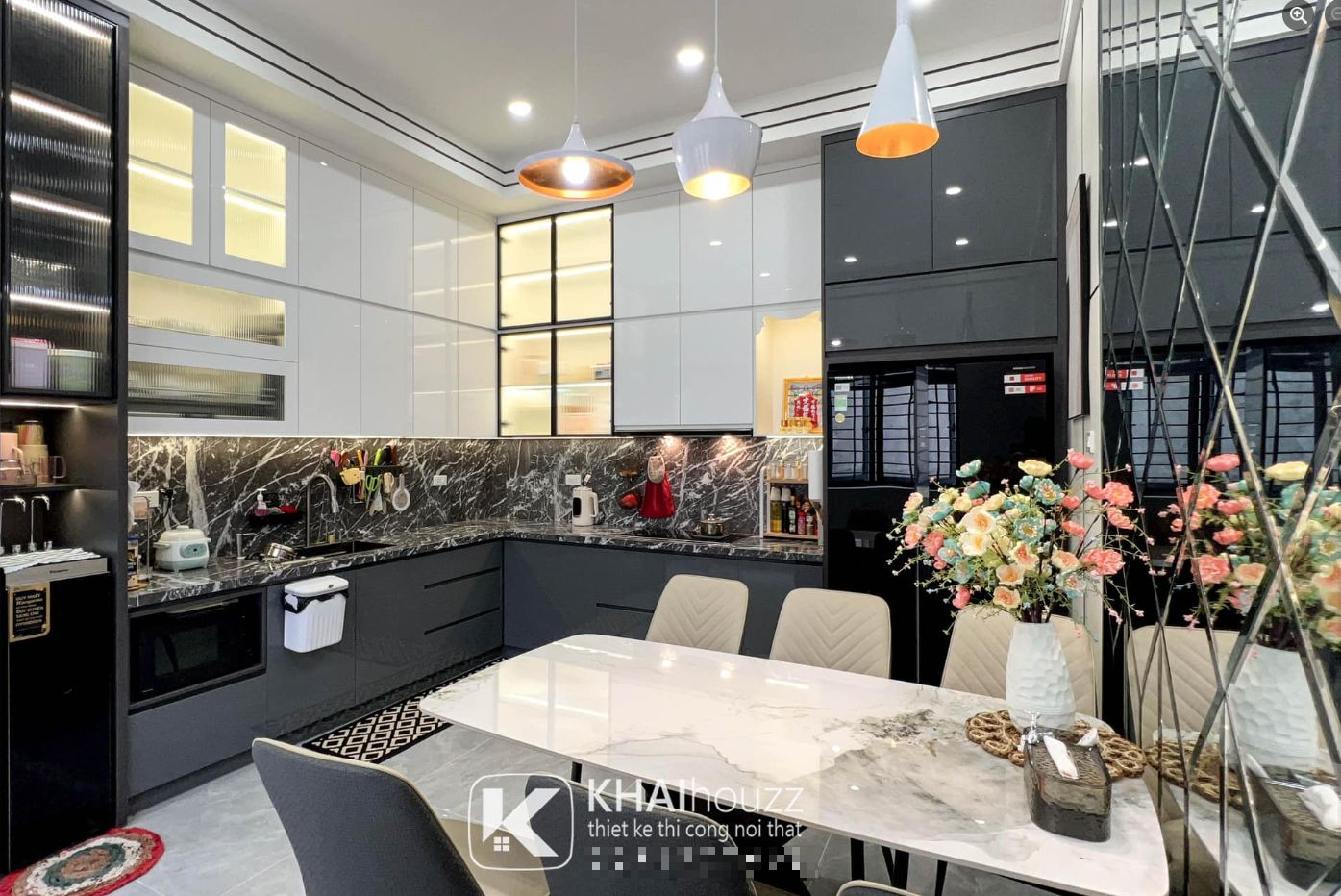 Thiết kế nội thất căn bếp