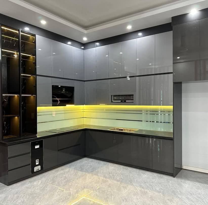 Thi công hoàn thiện tủ bếp 