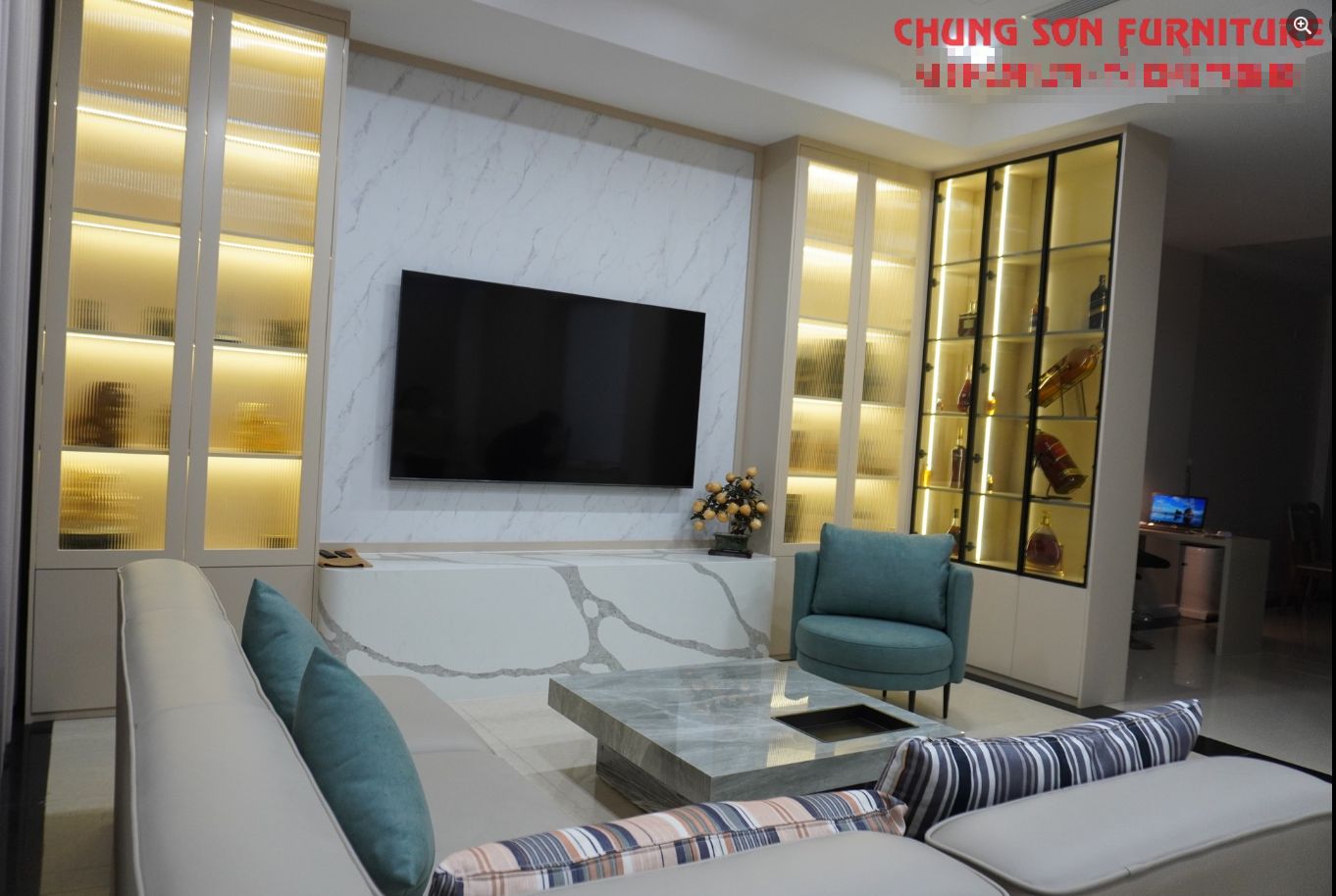 Thiết kế nội thất phòng khách 
