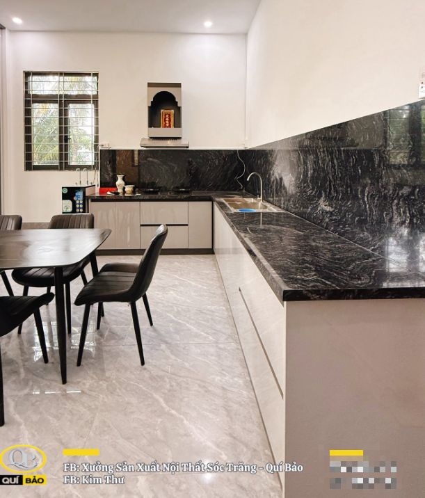 Thi công căn bếp hiện đại