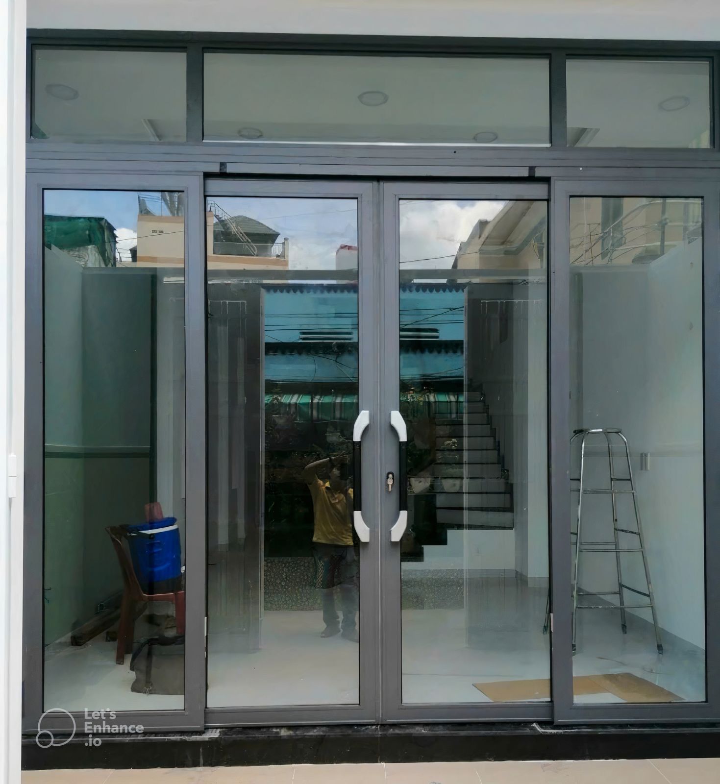 Lắp cửa nhôm xingfa nhà ở 
