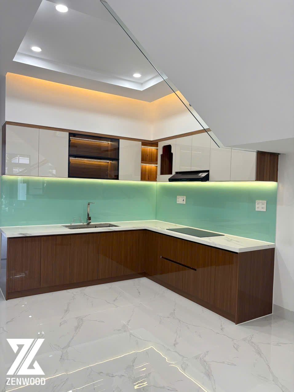 Thi công tủ bếp 