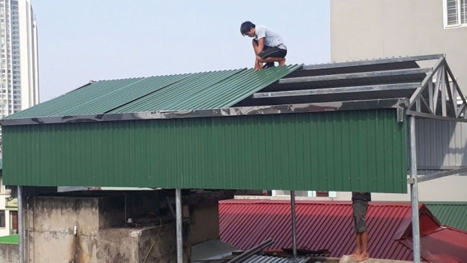 Lợp mái tôn 