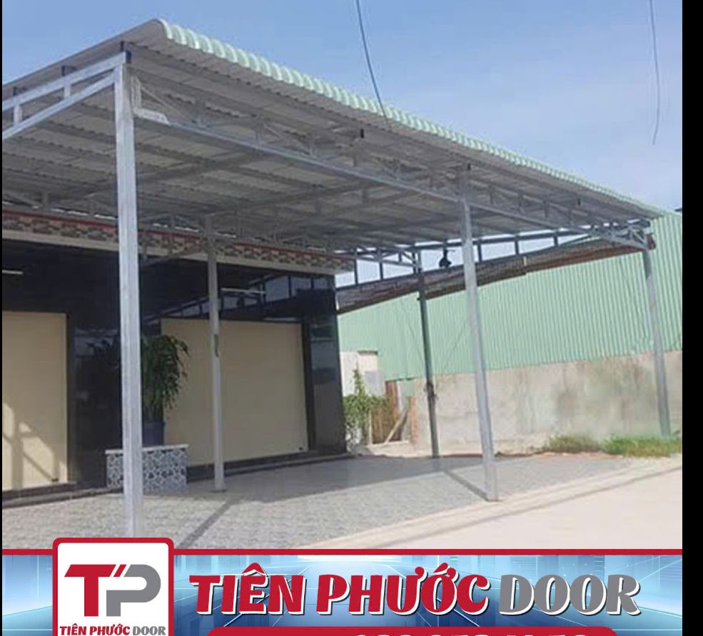 Thi công mái tôn khung thép hộp 