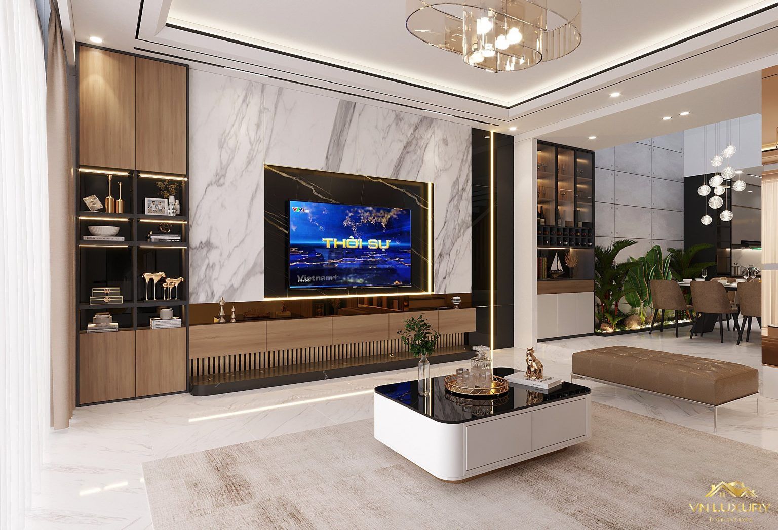 Thiết kế nội thất nhà phố