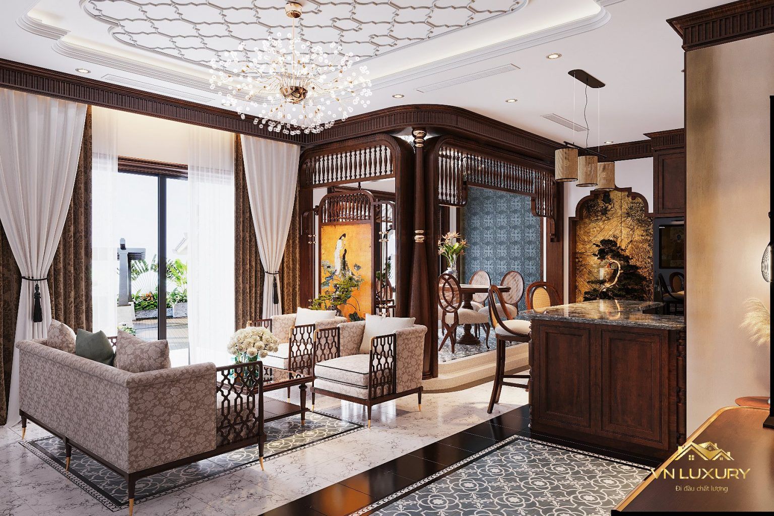 Thiết kế nội thất biệt thự
