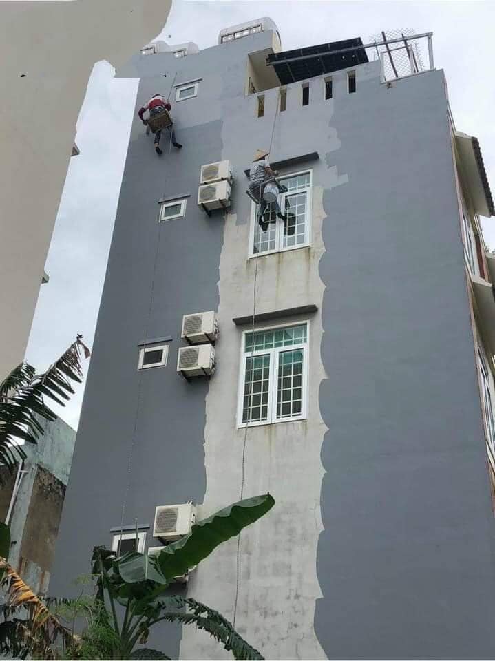 Thi công chống thấm sơn tường nhà 