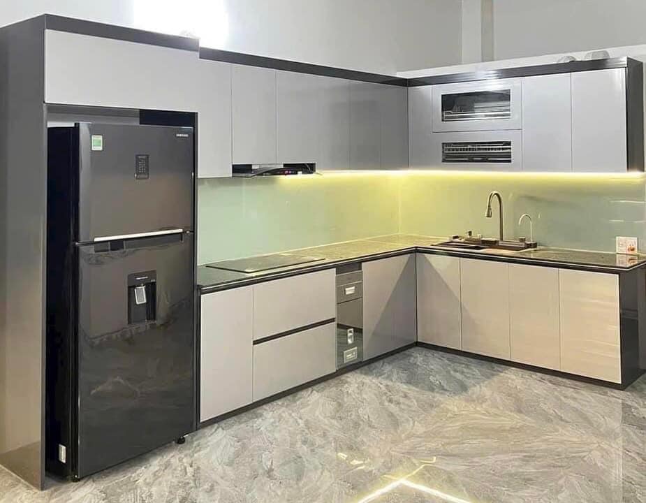 Thi công tủ bếp hiện đại