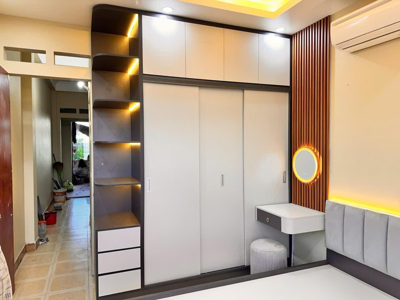 Thi công tủ quần áo hiện đại