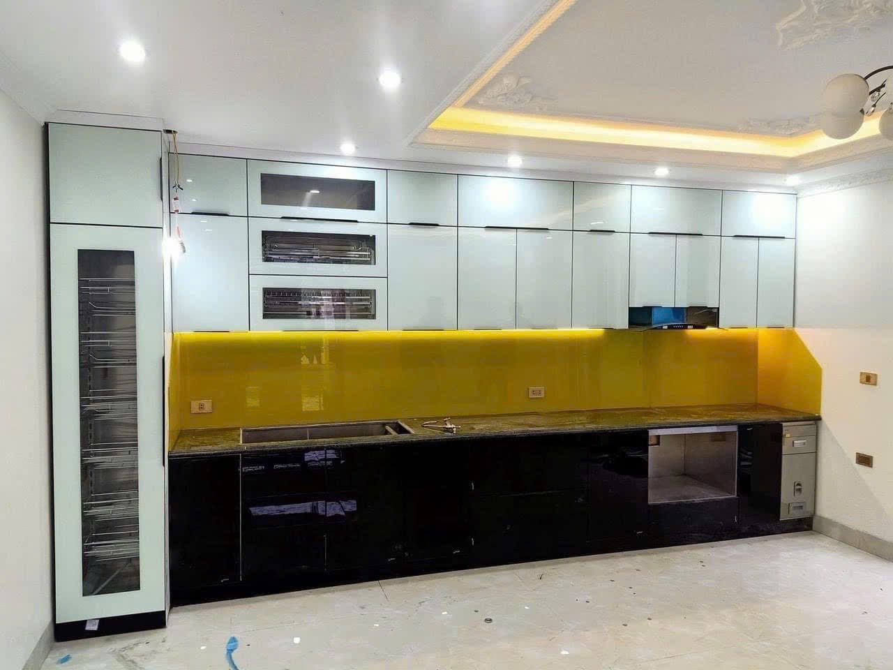 Thi công tủ bếp hiện đại