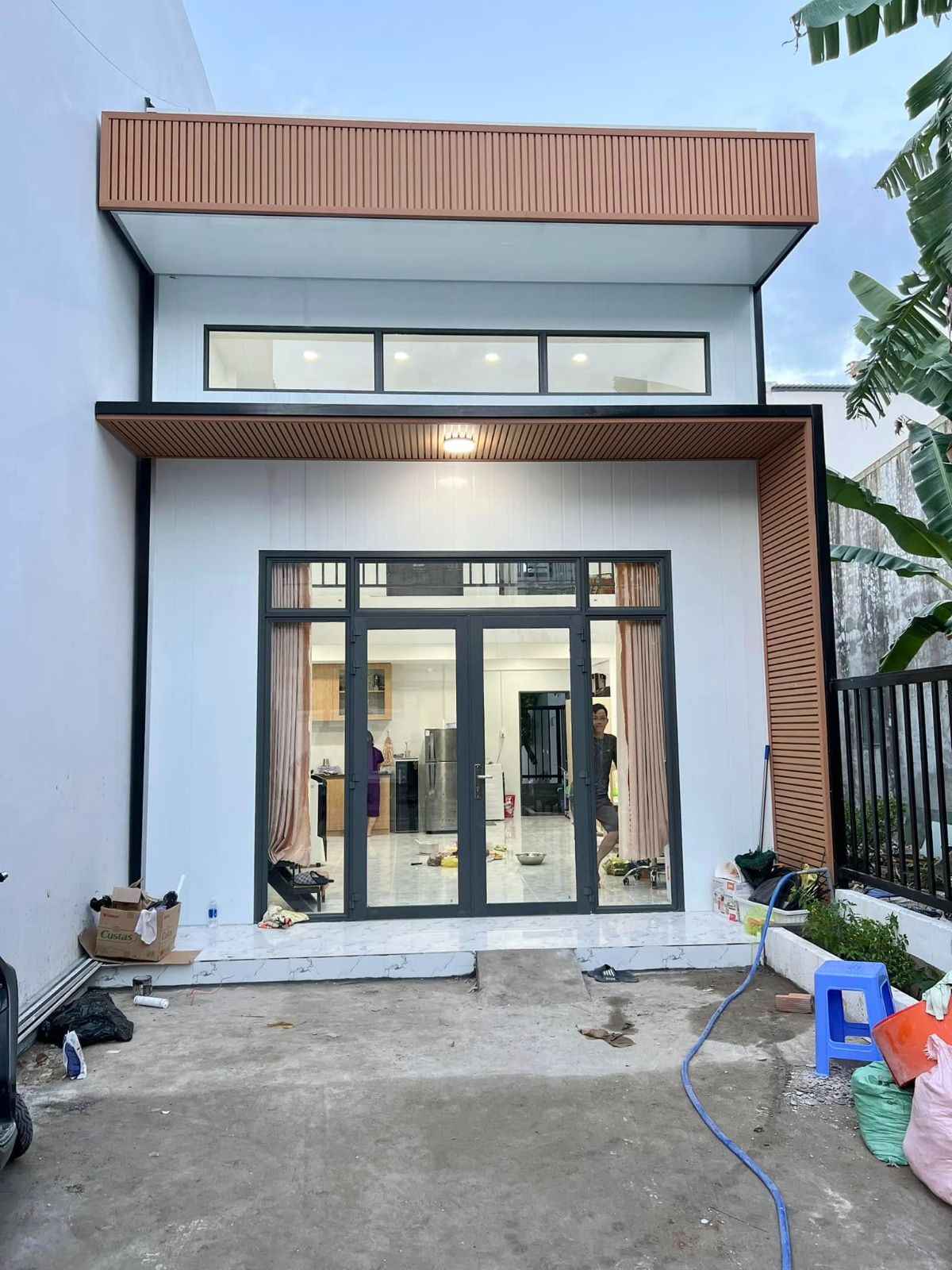 Nhà lắp ghép một tầng hiện đại