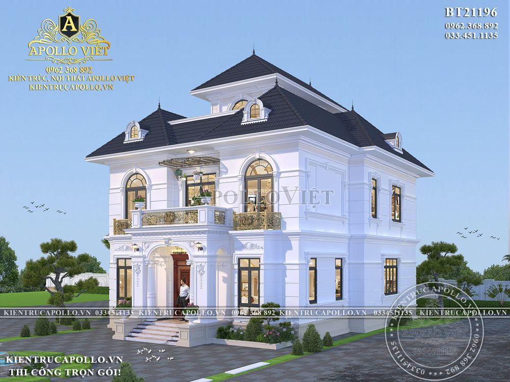 Thiết kế kiến trúc biệt thự