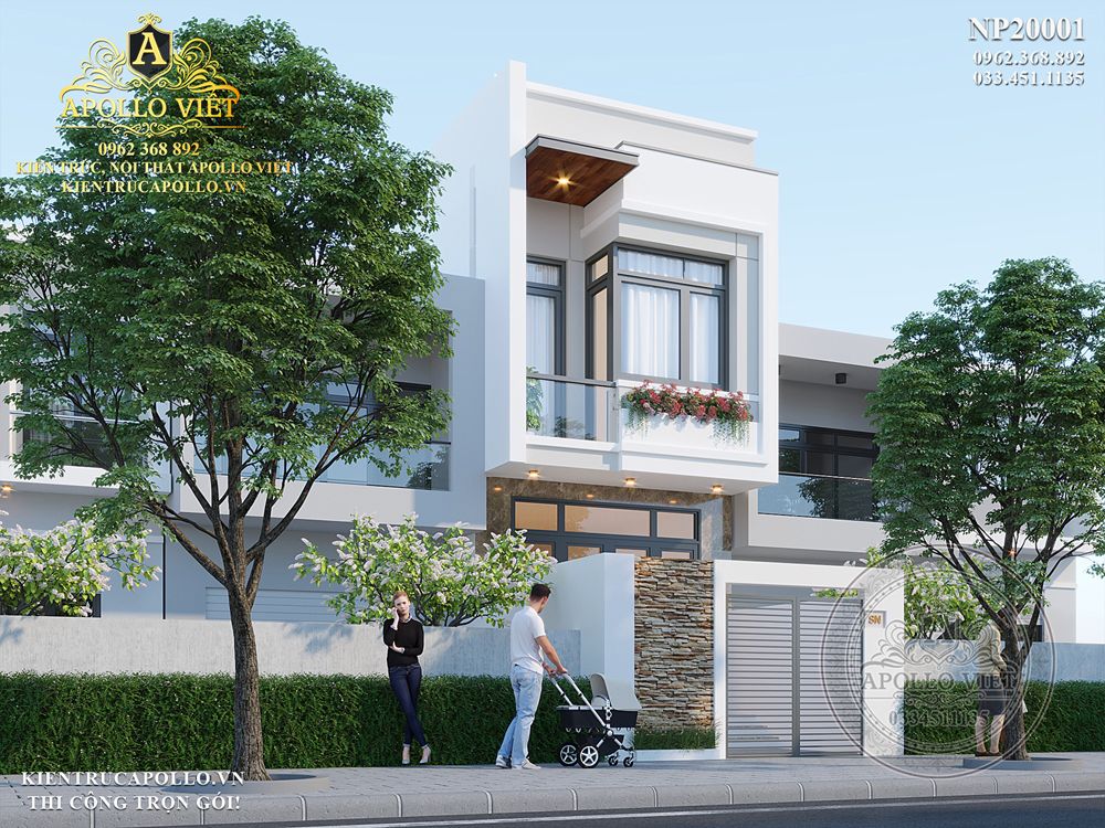 Thiết kế kiến trúc nhà phố