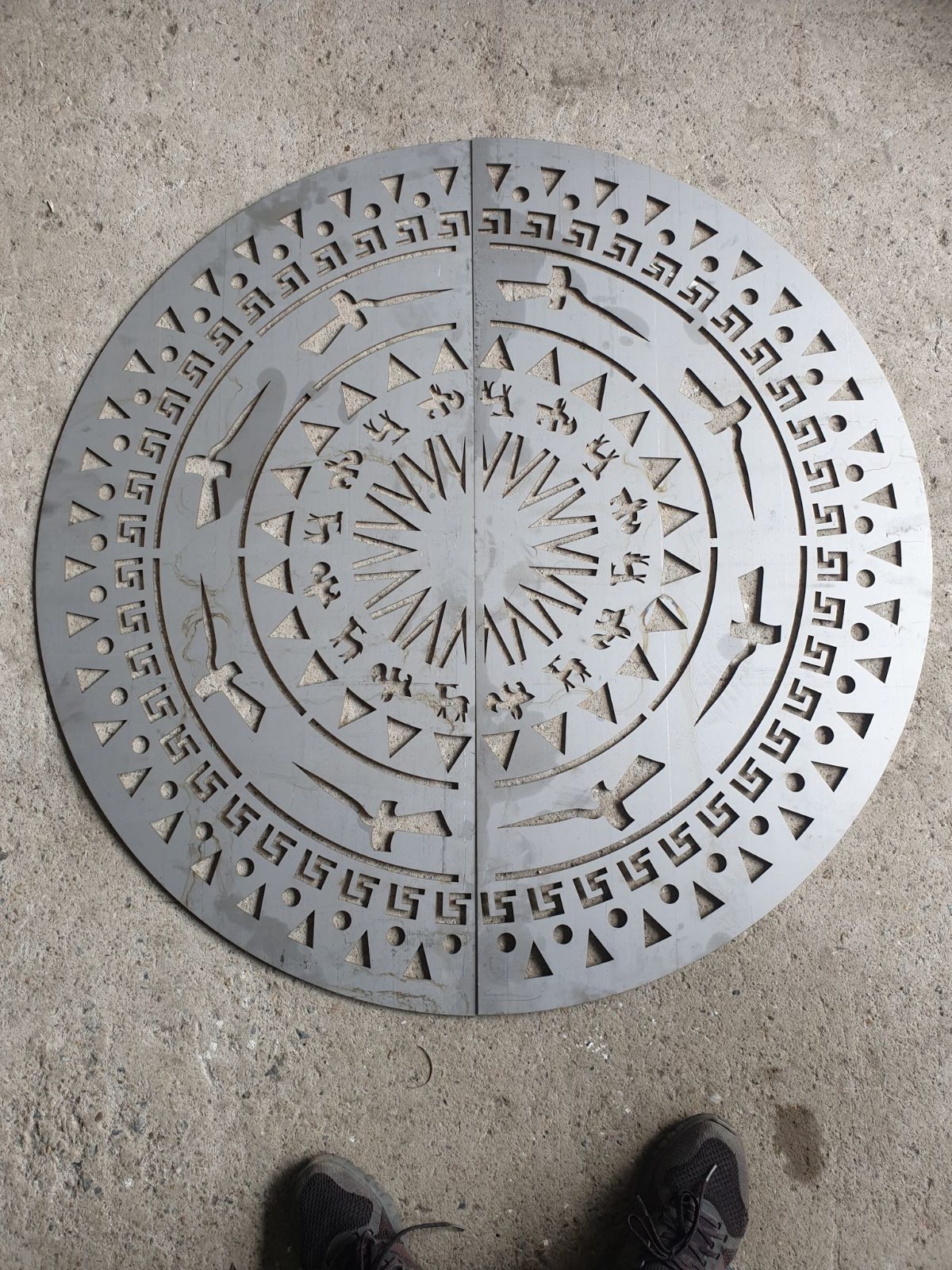 Cắt cnc hoa văn  