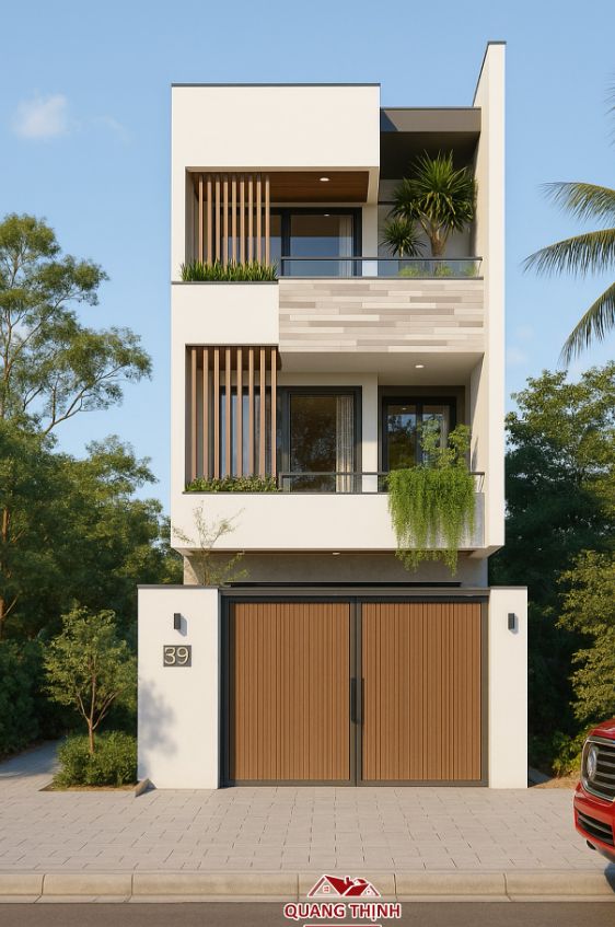 Thi công xây nhà 3 tầng