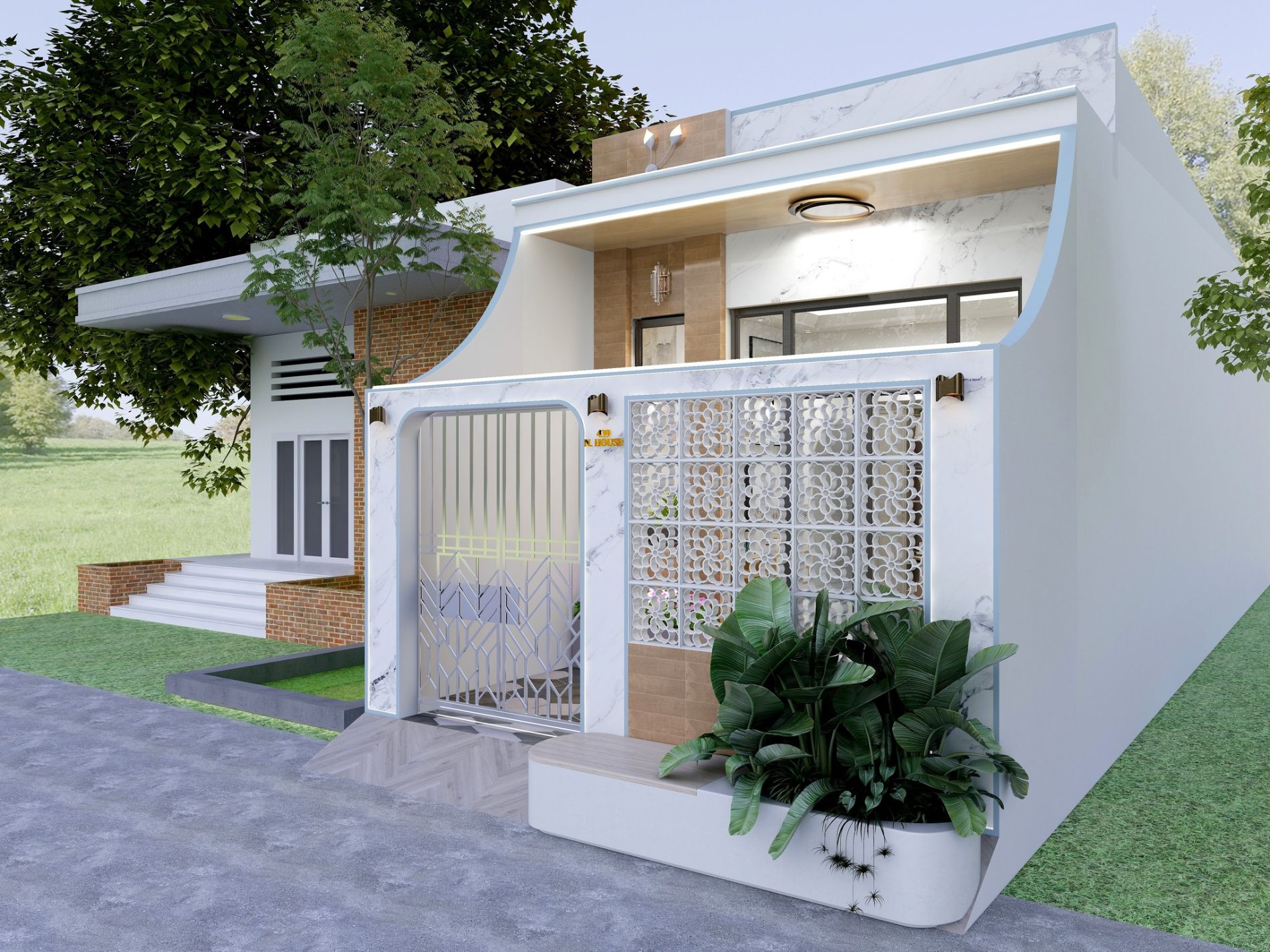 Mẫu nhà cấp 4 hiện đại