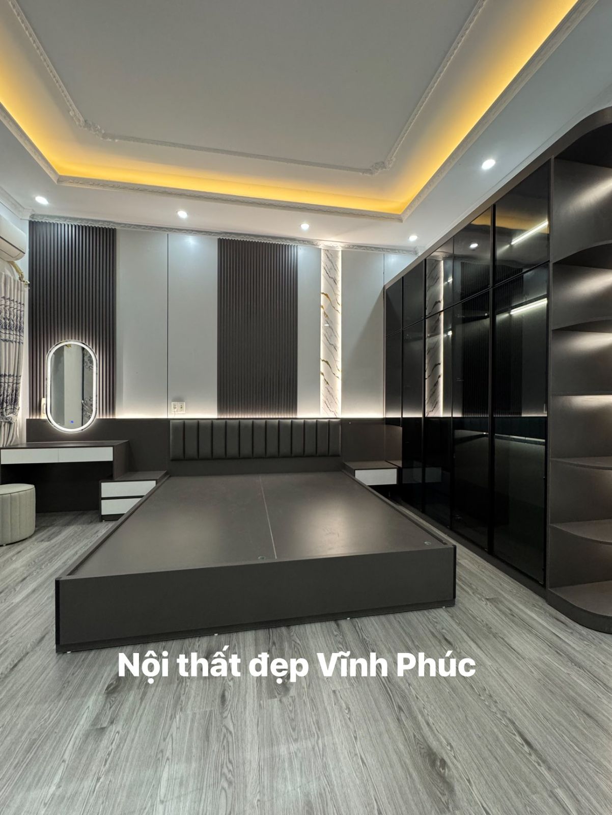 Thi công hoàn thiện nội thất phòng ngủ