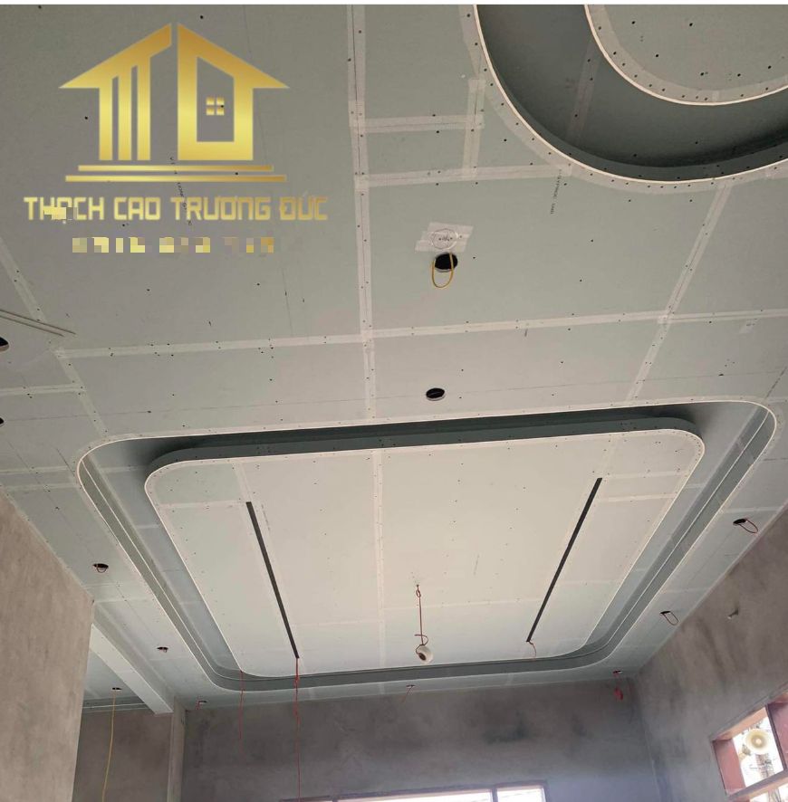 Thi công trần thạch cao đơn giản