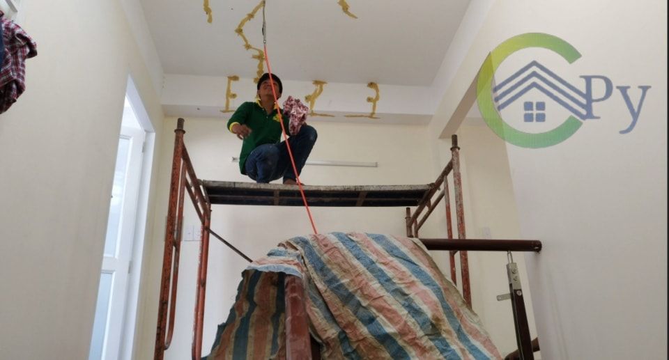 Thi công chống thấm trần nhà 