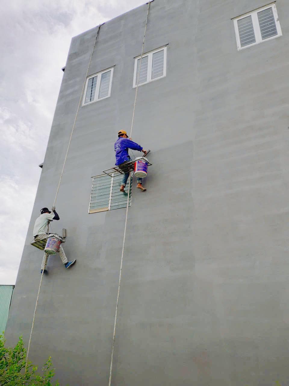 Thi công chống thấm tường 