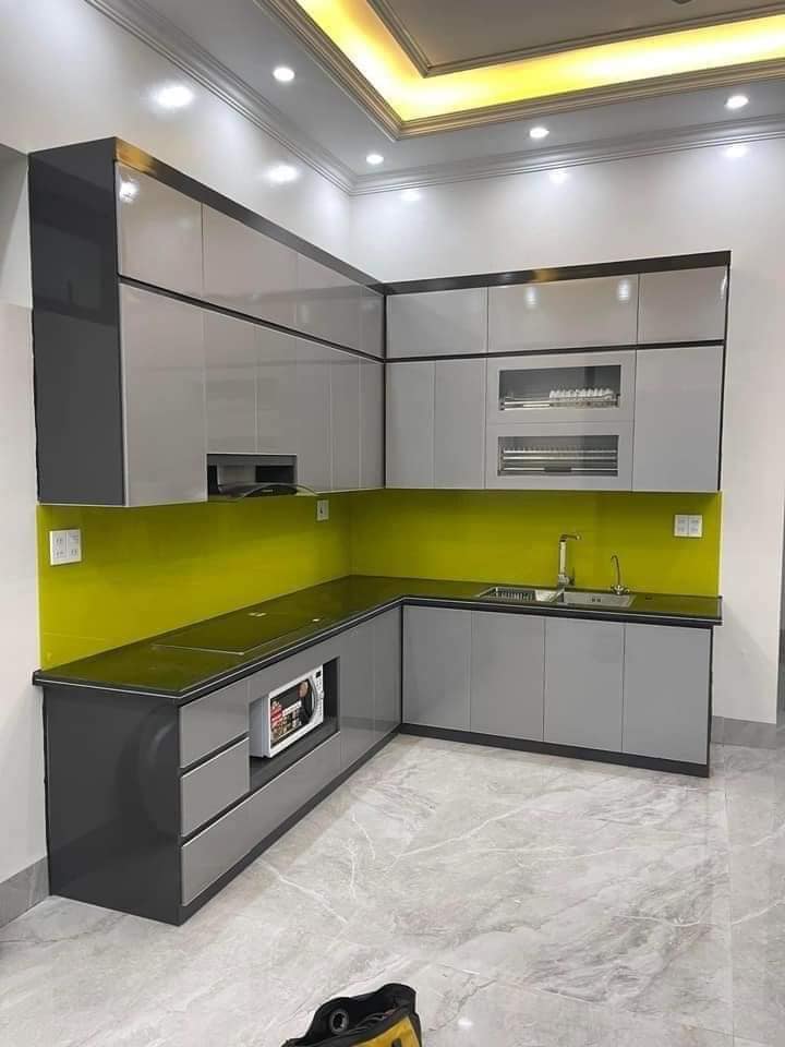 Tủ bếp hiện đại chữ L 