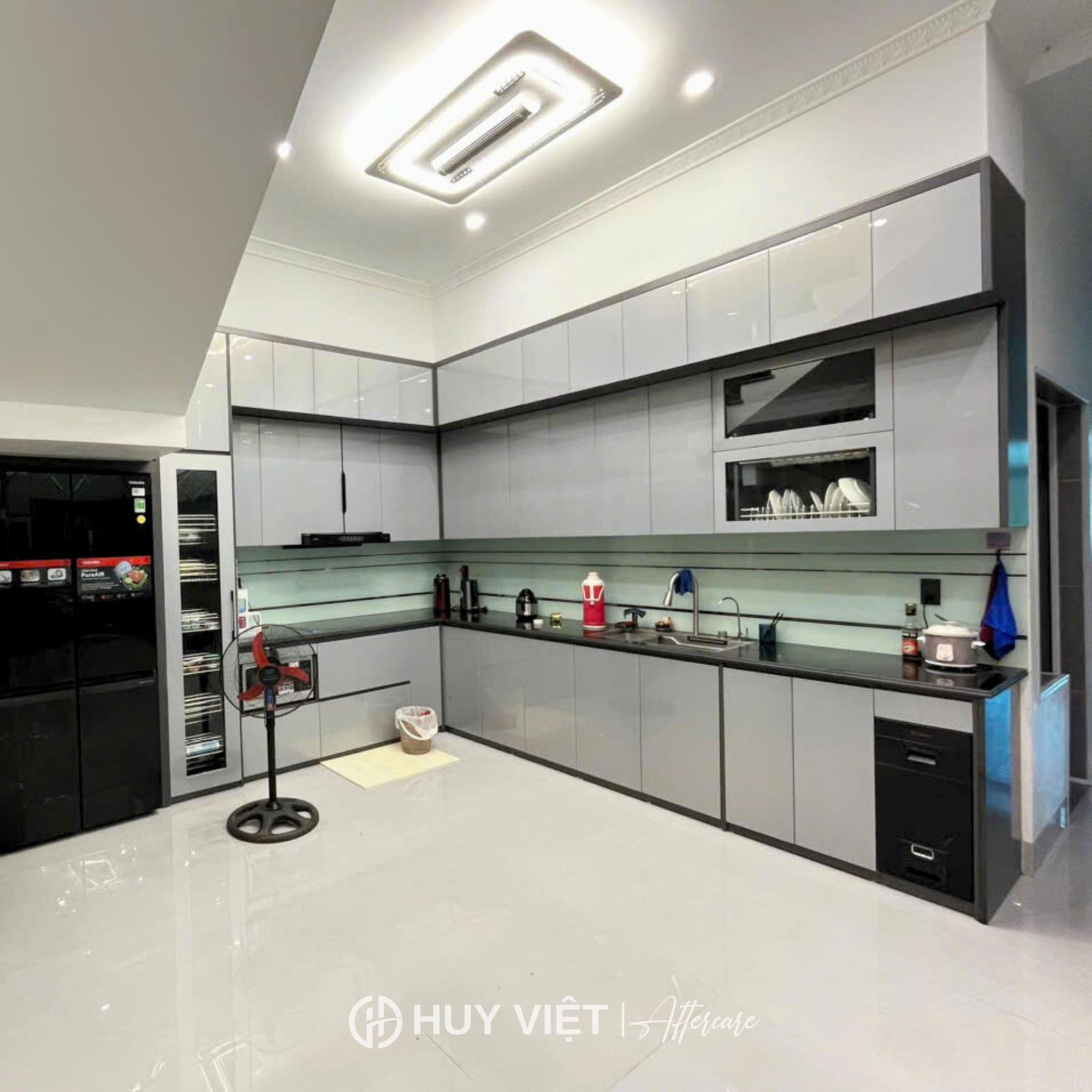 Thi công hoàn thiện tủ bếp hiện đại