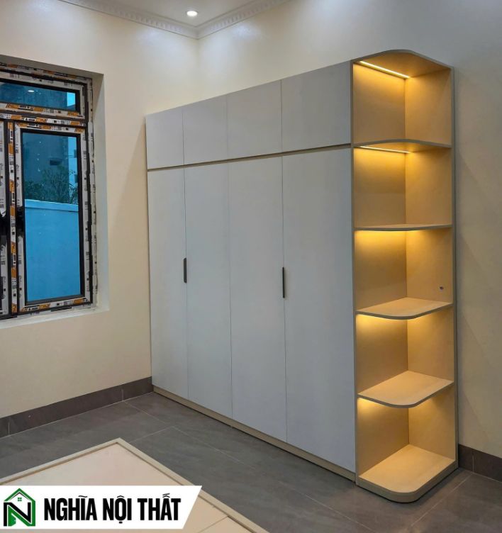 Tủ quần áo hiện đại đơn giản