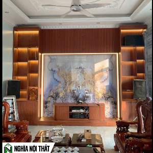 Vách ngăn kệ tivi