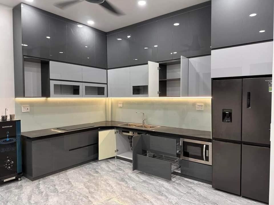 Tủ bếp chữ L 