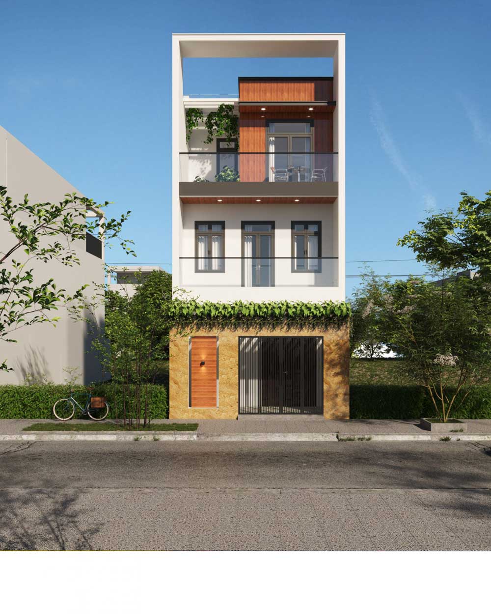 Thiết kế kiến trúc nhà phố