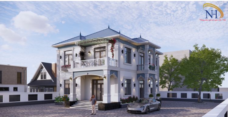 MẪU NHÀ MÁI NHẬT 2 TẦNG 