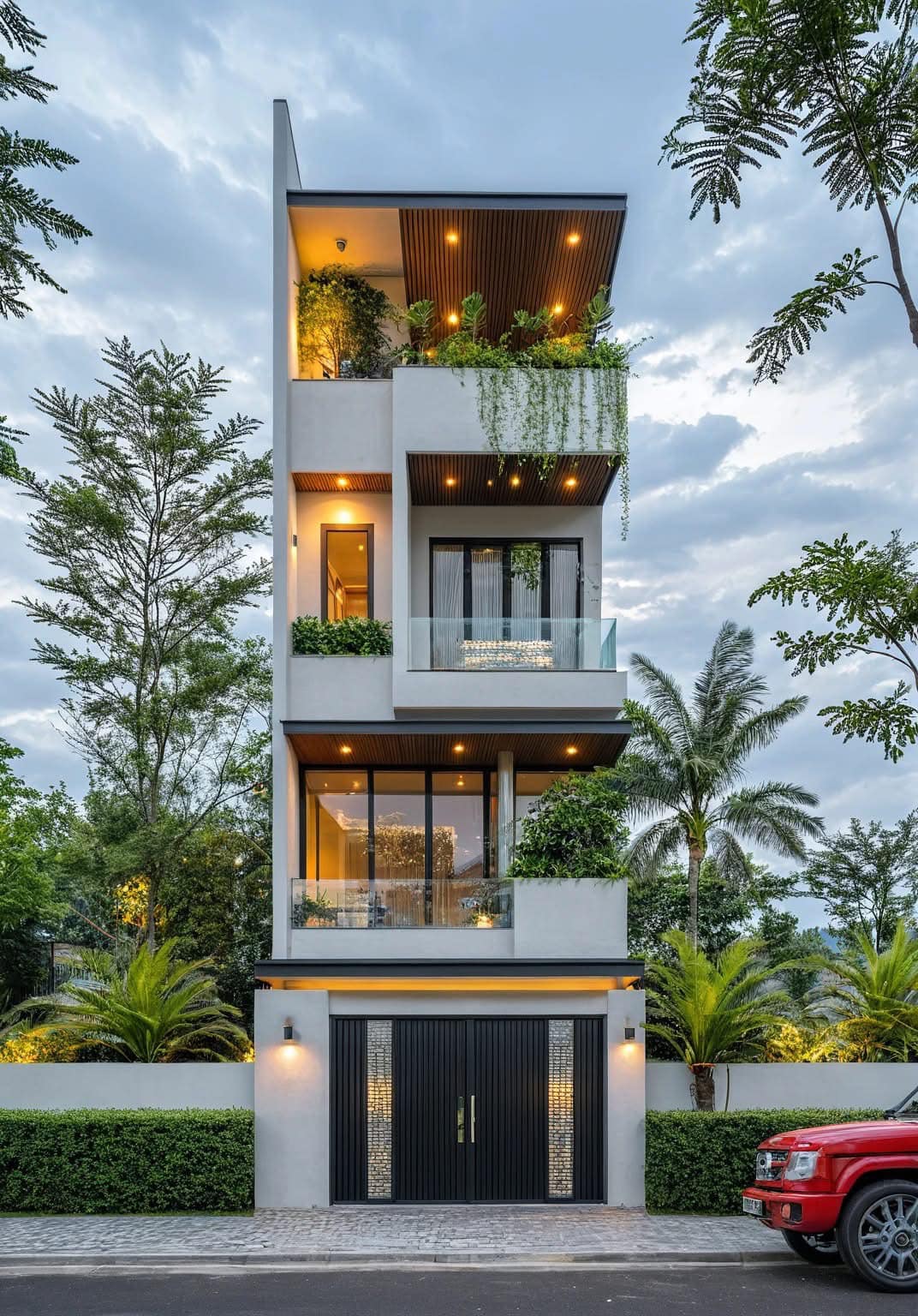 Nhà 3 tầng hiện đại