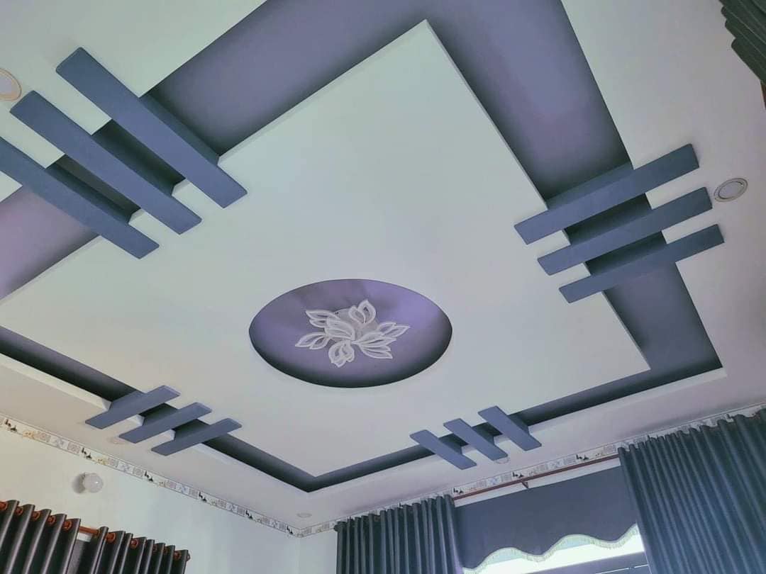 Thi công trần thạch cao phá cách 