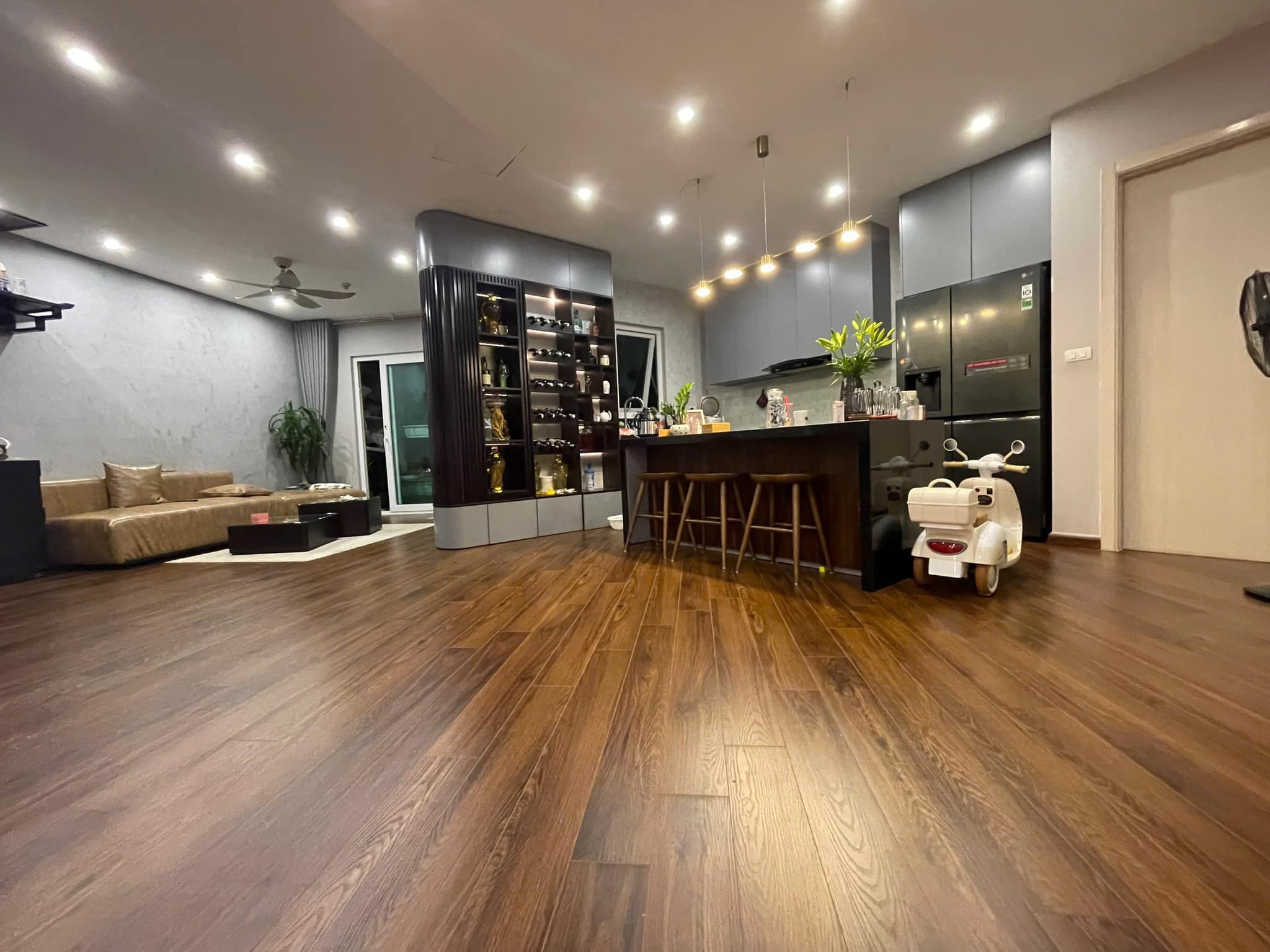 Sàn gỗ công nghiệp cốt xanh