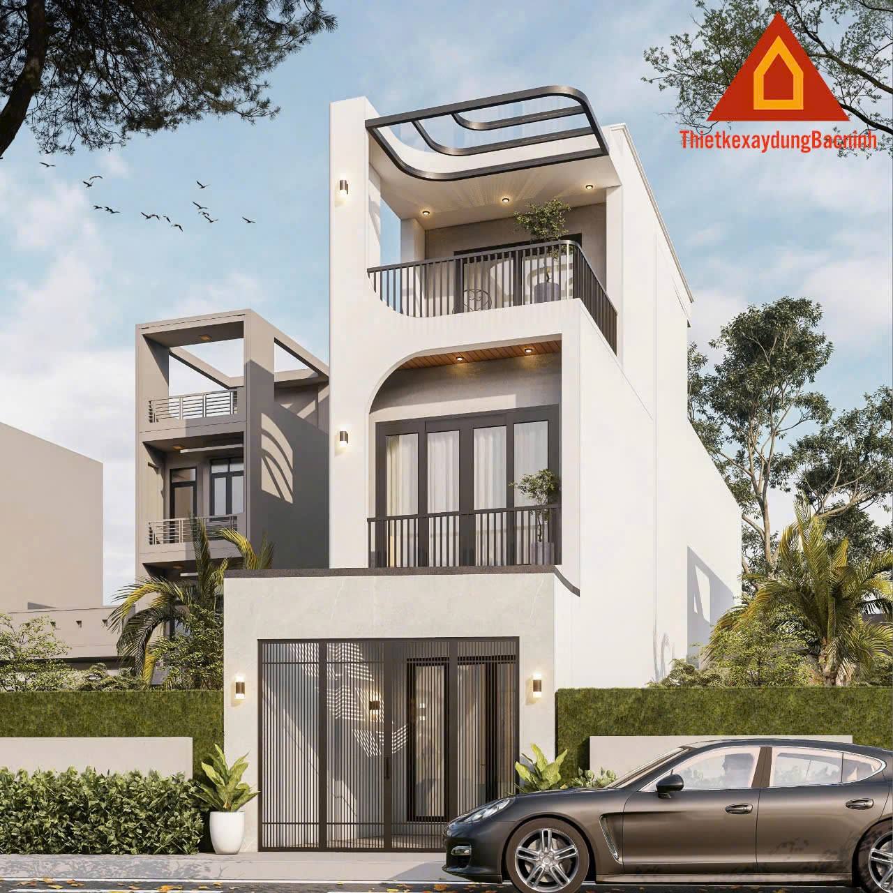 Nhà phố 4 tầng hiện đại