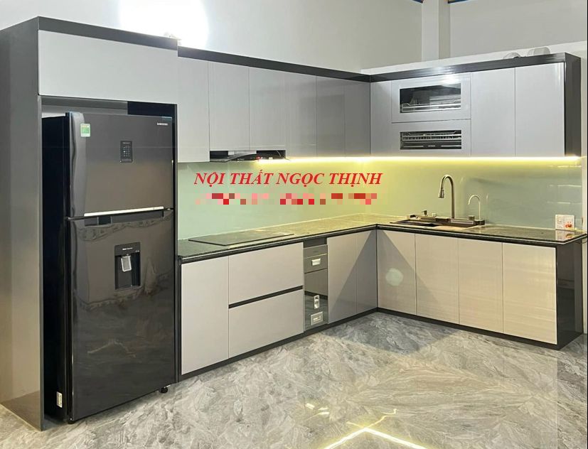 Tủ bếp chữ L 