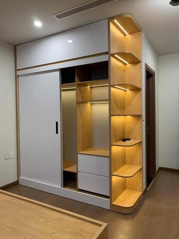 Thi công tủ quần áo hiện đại 